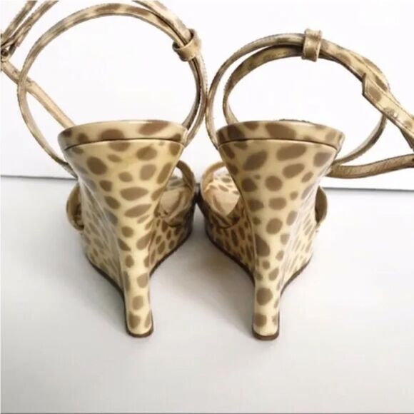 Kate Spade Vero-Ocelot Giraffe Print Wedges - Picture 7 of 15